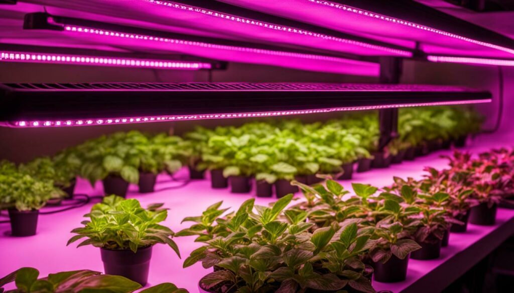 focos LED 600W para cultivo indoor